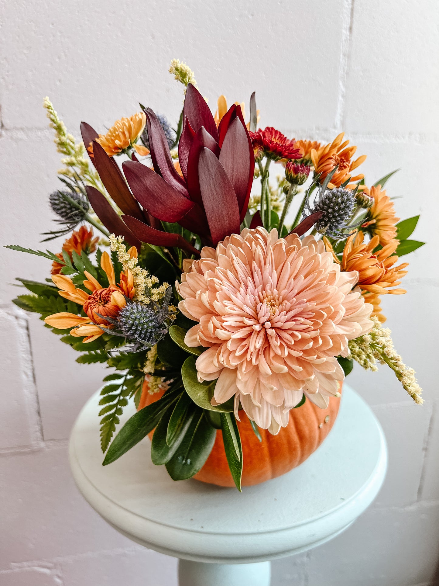 Pumpkin & spice centerpiece