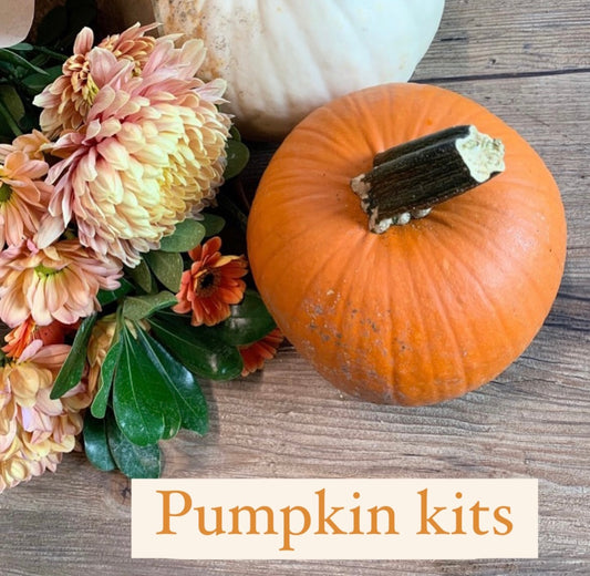 Pumpkin centrepiece kits